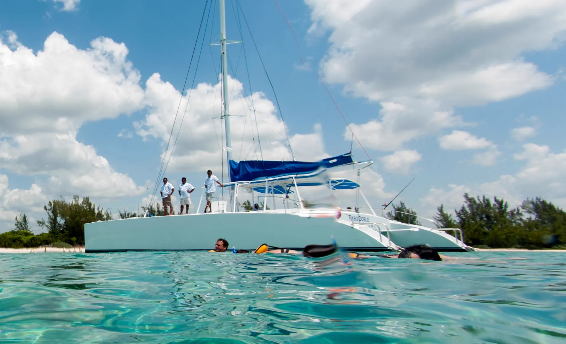 Pacific Breeze with crew